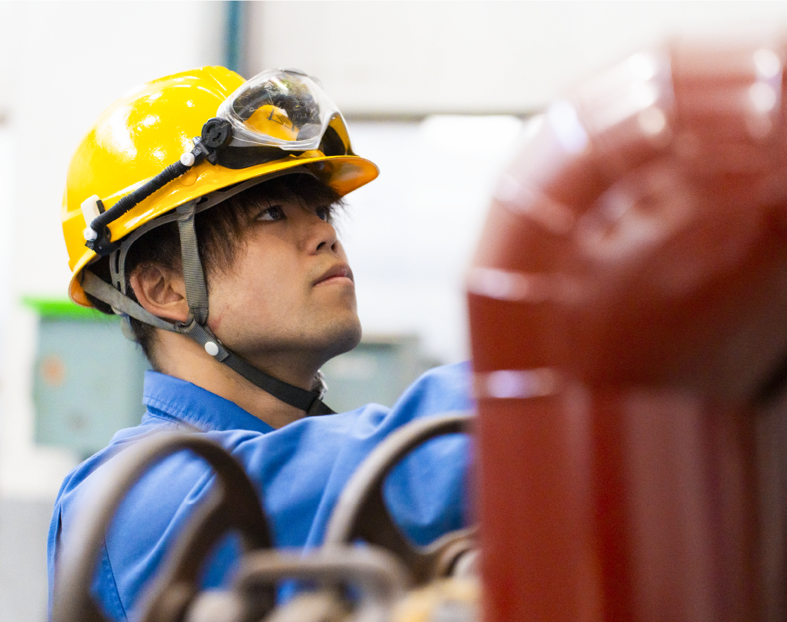 働く社員の画像